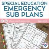 Sub Plans Special Education