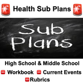 Sub Plans for Middle School / High School Health 6th-12th Grade