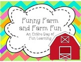 Sub Plans for an entire day Based on the book Funny Farm