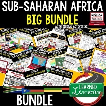 Preview of Sub-Saharan Africa BUNDLE (World Geography BUNDLE), Digital & Print