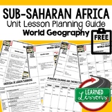 Sub-Saharan Africa Lesson Plan Guide for World Geography B