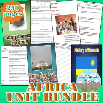 Preview of Africa Unit Bundle (Geography)