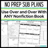 Sub Tub Plans - No Prep Substitute Teacher Activities for 