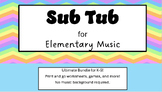 Sub Tub for Elementary Music Bundle!