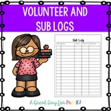 Sub and Volunteer Log Forms