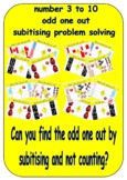 Subitising problem solving - which is the odd one out - nu