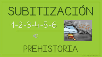 Preview of Subitización prehistoria Video / Subitization video - Prehistory (1-6)
