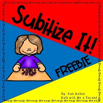 Preview of Subitize It FREEBIE for K and 1st Grade