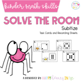 Subitize Solve the Room Kindergarten Task Card Math Center