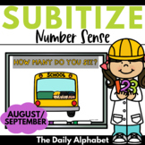 Number Sense Activities | Subitizing Activities for August