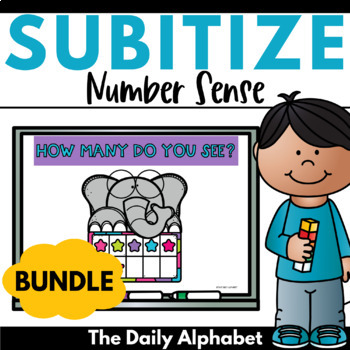 Preview of Subitize for Number Sense Activities | Subitizing Bundle