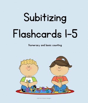 Preview of Subitizing 1-5 Flashcards