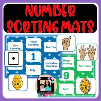 Preview of Subitizing Activities 1 to 10 | Number Subitizing Mats for Math Centers