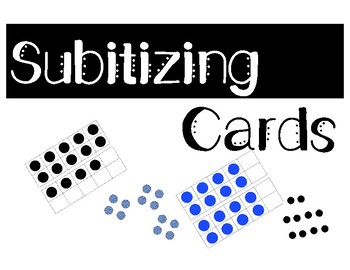 Subitizing Cards by Kelsey Lund | TPT