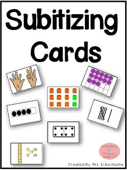 Preview of Subitizing Cards Pack!