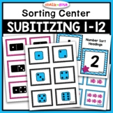 Subitizing Cards Sorting Activity | Number Sense | Math Center