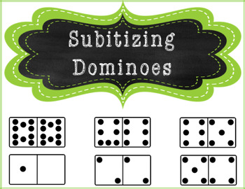 Preview of Subitizing Dominoes