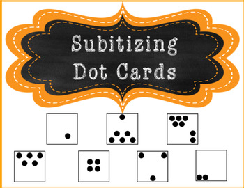 Preview of Subitizing Dot Cards