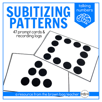 Preview of Subitizing Dot Patterns: Number Talks Task Cards for Mental Math within 20