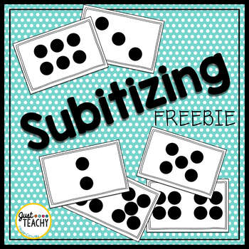 Preview of Subitizing FREEBIE