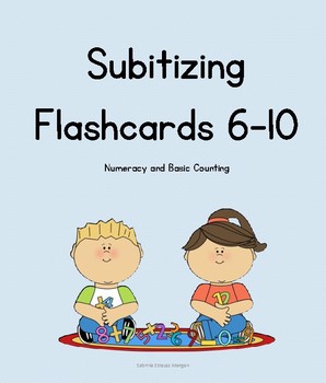 Preview of Subitizing Flashcards 6-10