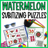 Subitizing Math Puzzle Activity 1 to 20 - Kindergarten Sum