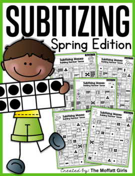 Preview of Subitizing (Number Sense) Spring Edition
