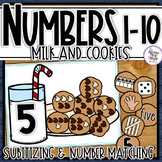 Number Sense & Subitizing matching activity for 1 -10 - Mi