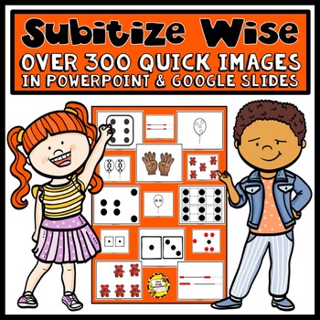 Preview of Subitizing PowerPoint and Google Slides: Quick Images for Number Talks