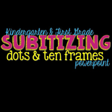Subitizing Powerpoint with Dots & Ten Frames