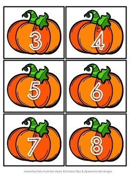 Subitizing Pumpkins by Patty Rutenbar | TPT