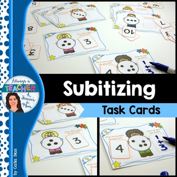 Preview of Subitizing - Task Cards