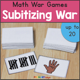 Subitizing War Game | Number Sense Games & Activities for 