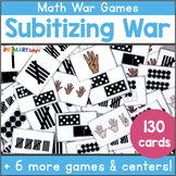 Subitizing Number Sense Game | Subitizing War | Ten Frames & Tally Marks & Dots