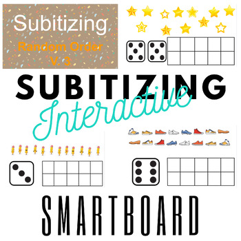 Preview of Subitizing - w dice - random order v. 3