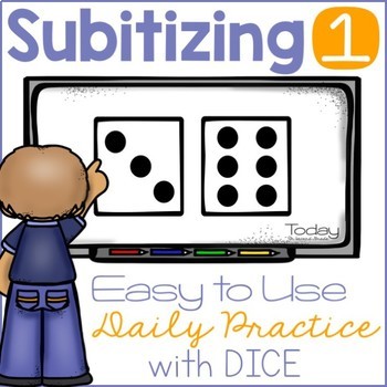 Preview of Subitizing with Dice (Distance Learning)