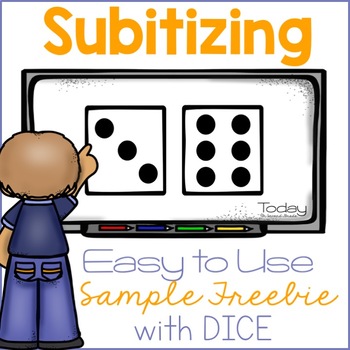 Preview of Subitizing with Dice (Distance Learning)