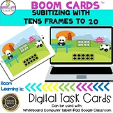 Subitizing with Tens Frames  to 20 BOOM Cards