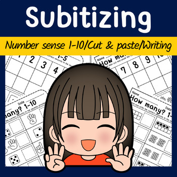 Preview of Subitizing Worksheets, Subitizing Worksheets pdf, Subitising Worksheet
