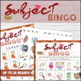 Subject Bingo Game | Interactive Learning Adventure Kit | 