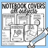 Subject Covers for Interactive Notebooks, Binders, and Fol