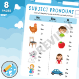 Subject, Object and Possessive Pronouns Worksheets