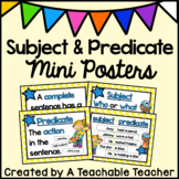 Subject and Predicate Posters