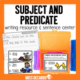 Subject Predicate Sentence-Level Writing Resource