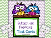 Subject Predicate Task Cards