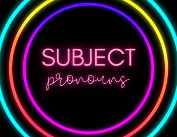 Preview of Subject Pronouns