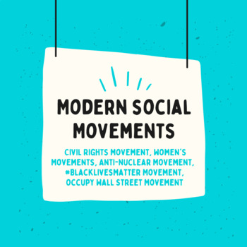 Preview of Subject Sampler - Modern Social Movements