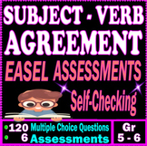 Subject Verb Agreement. 120 MCQs Self-Checking Assessments