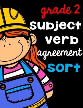 Preview of Subject Verb Agreement Worksheets Distance Learning