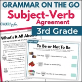 Subject Verb Agreement Activities 3rd Grade Grammar Worksh